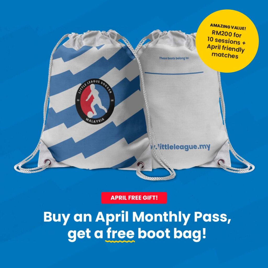 Get a free Little League boot bag this April!
